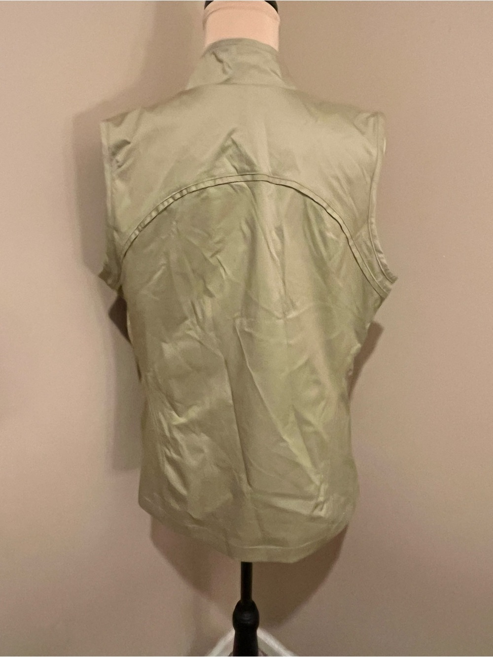 Nike Golf Clima-Fit Light Green Zip Vest, Medium - Picture 2 of 10